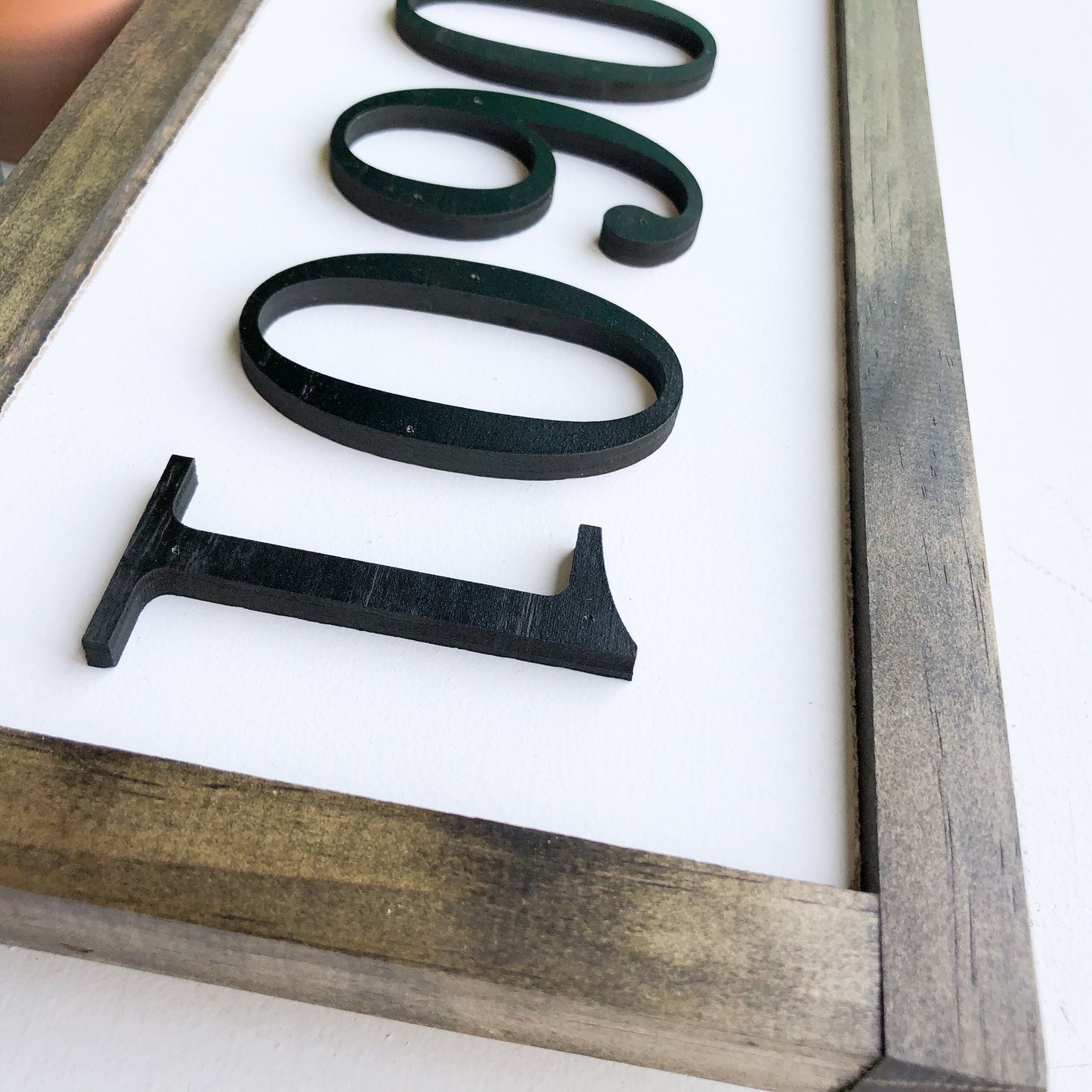 Personalized Zip Code Sign