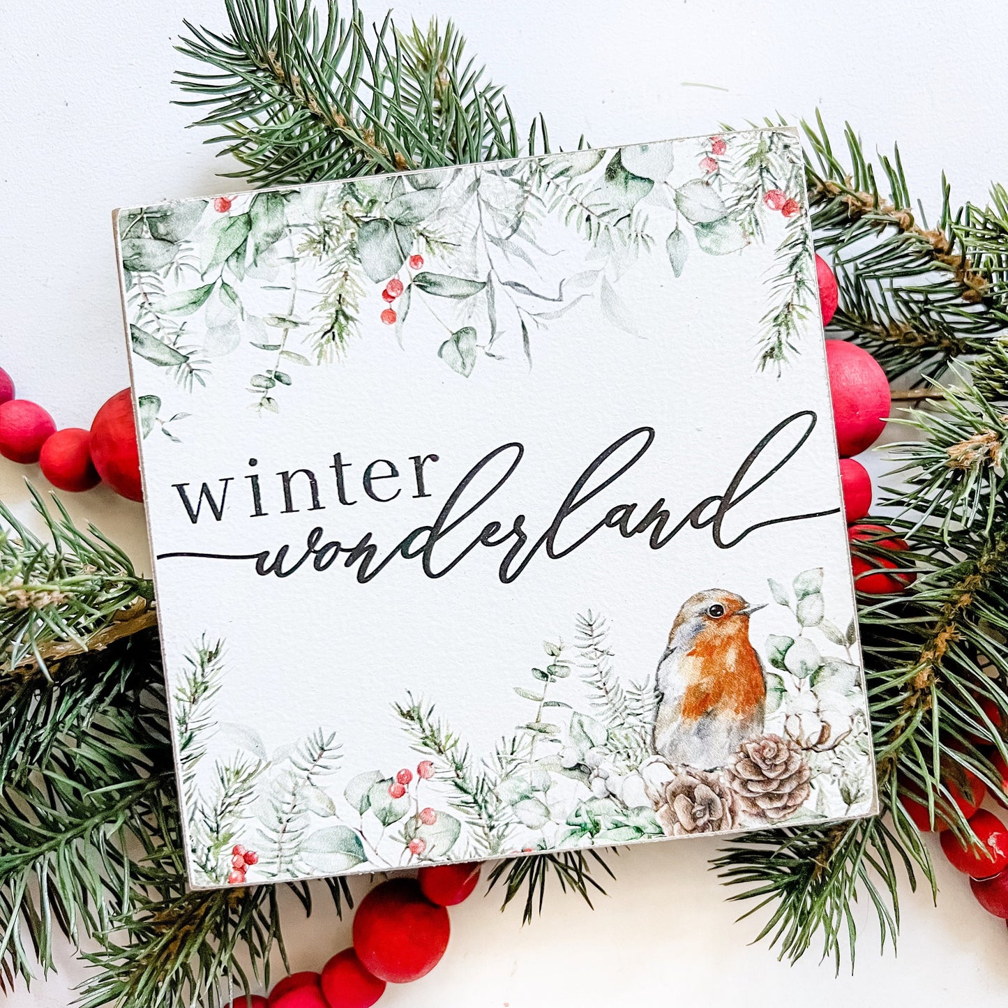 Christmas Mini Tiered Tray Signs