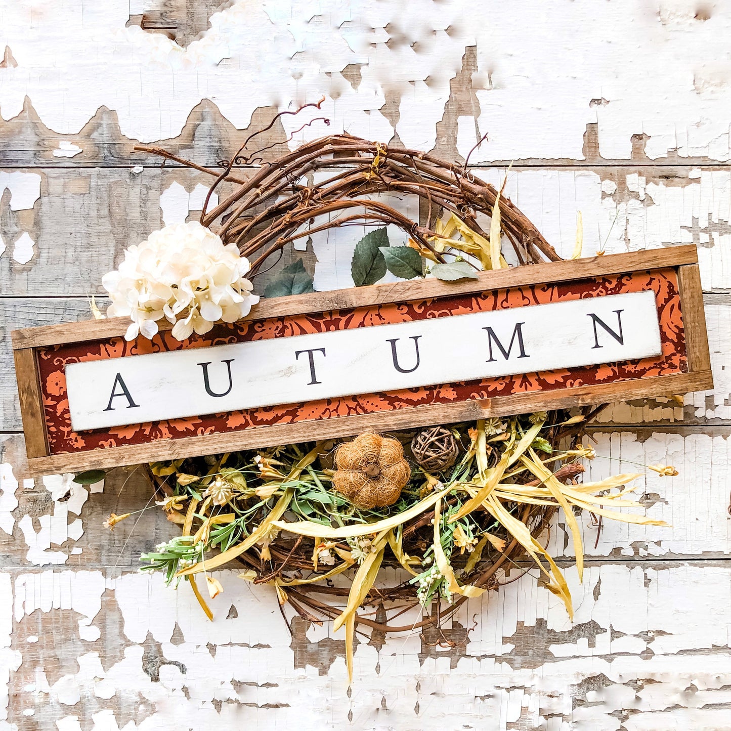 Autumn Fall Wood Sign
