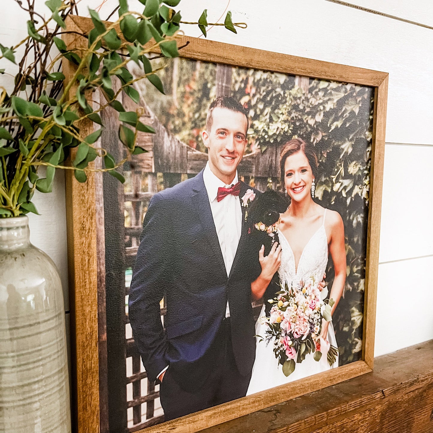 ANY Photo on Wood Interchangeable Sign