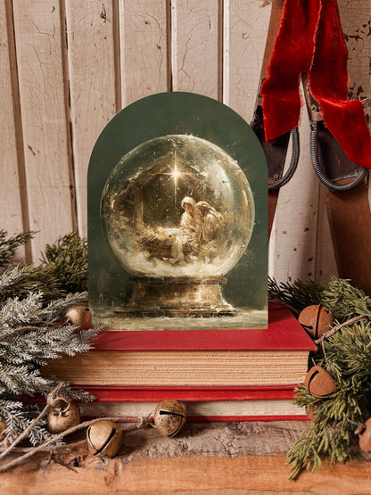 Christmas Arched Wood Signs 2