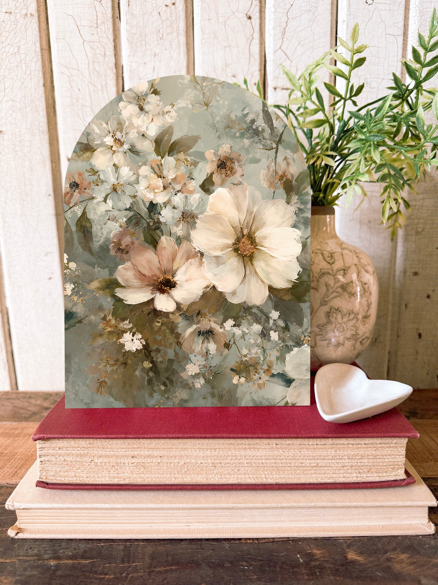 Spring And Easter Arched Wood Sign