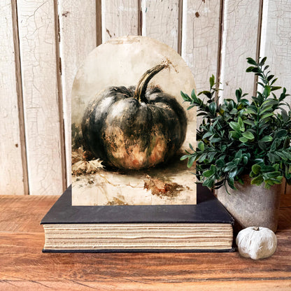 Fall Arched Sign Shelf Sitter