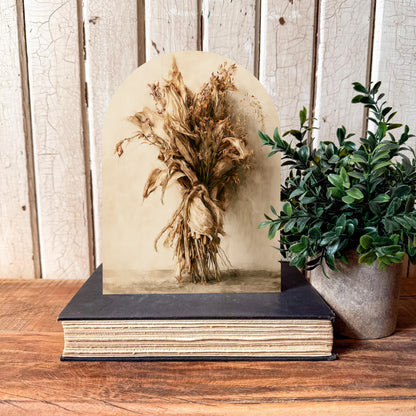 Fall Arched Sign Shelf Sitter