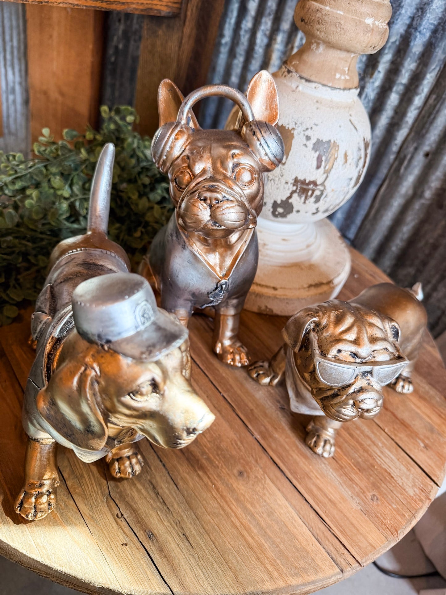 10" Cool Dogs Figurine