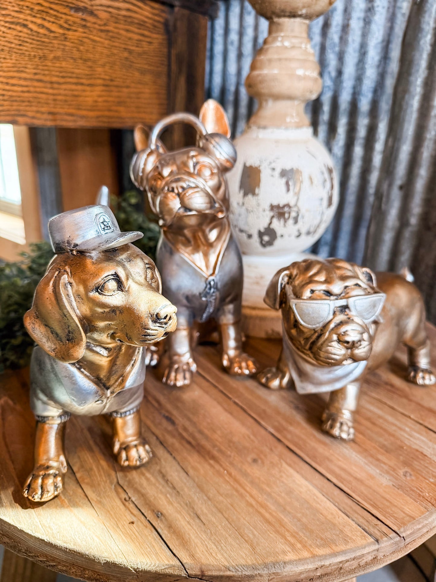 10" Cool Dogs Figurine