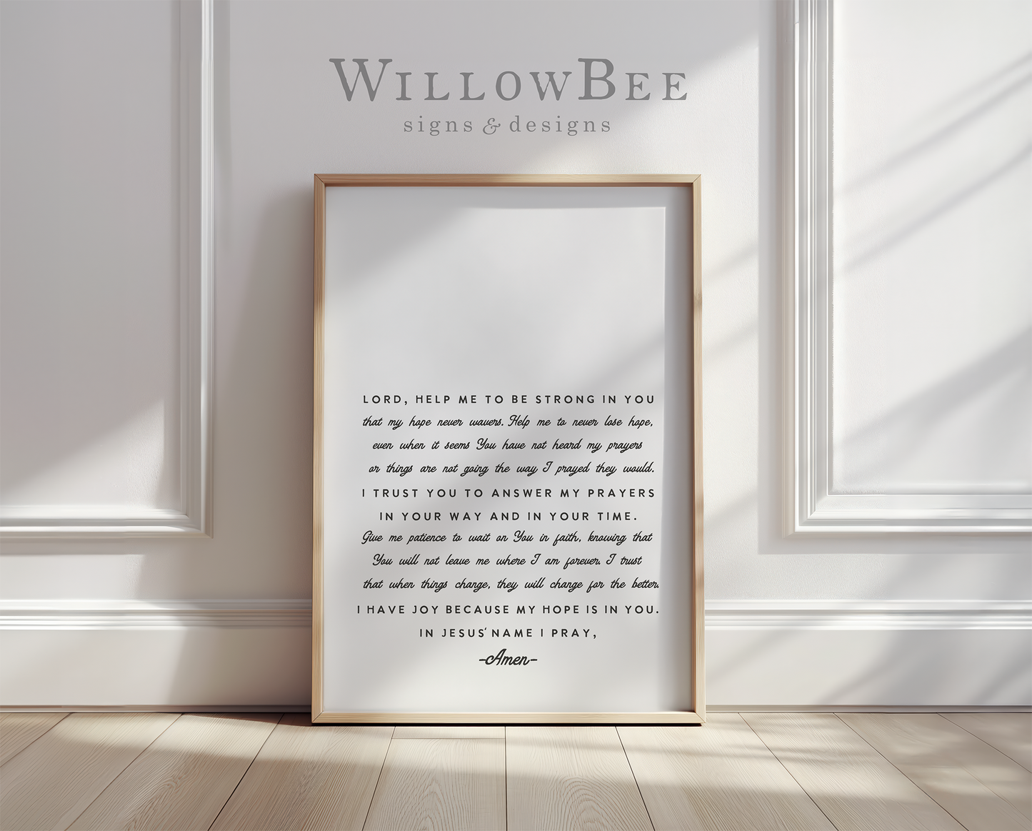 Patience Prayer Free Digital Download File