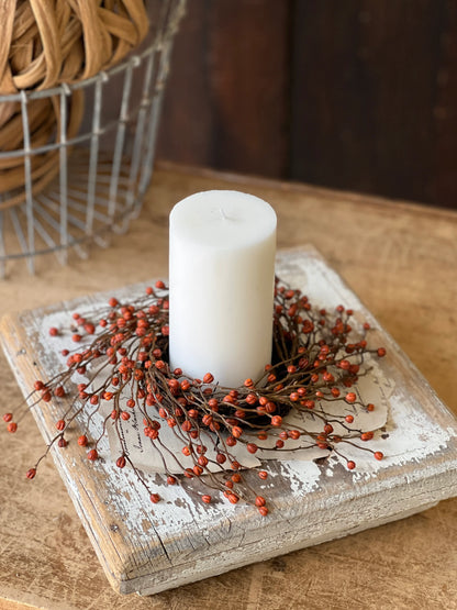 Pumpkin Berry Candle Ring