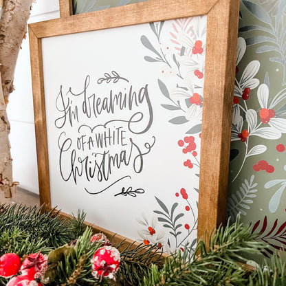 Christmas Wood Sign with Holiday Saying