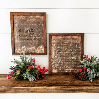 Christmas Carol Signs - Dark Background