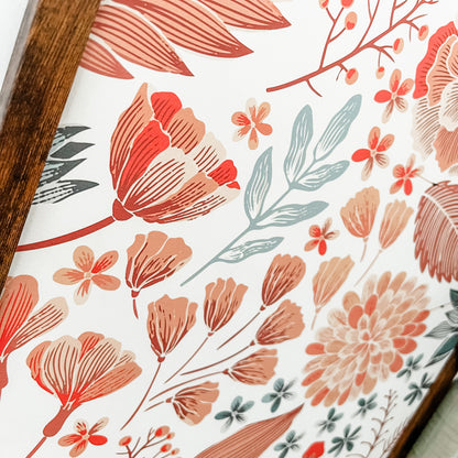 Whimsical Floral Layering Sign