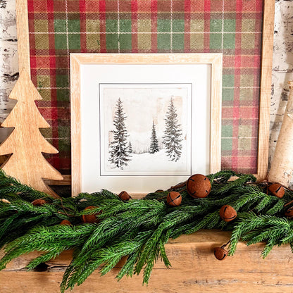 Vintage Plaid Background Layering Sign