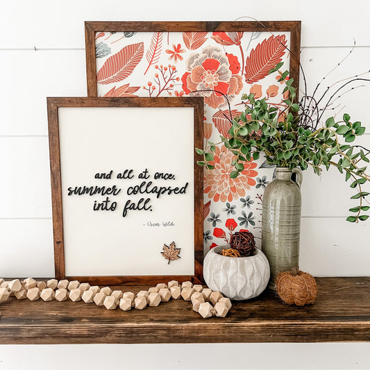 Fall Sign DUO