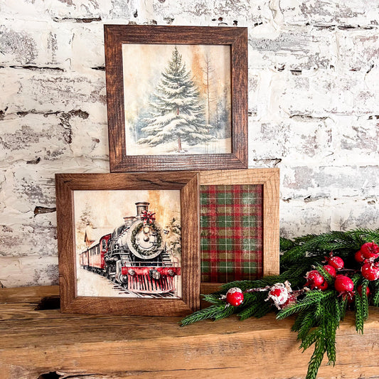 Mini Christmas Wood Sign