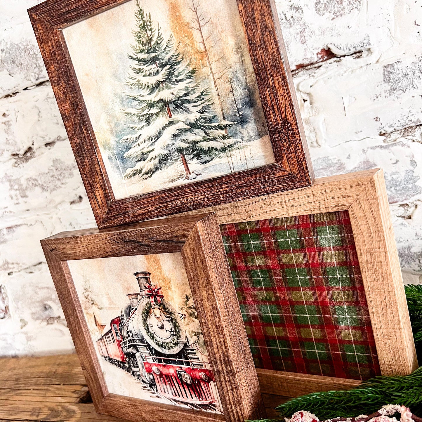 Mini Christmas Wood Sign