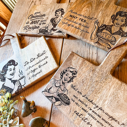 Funny Engraved Cutting Board