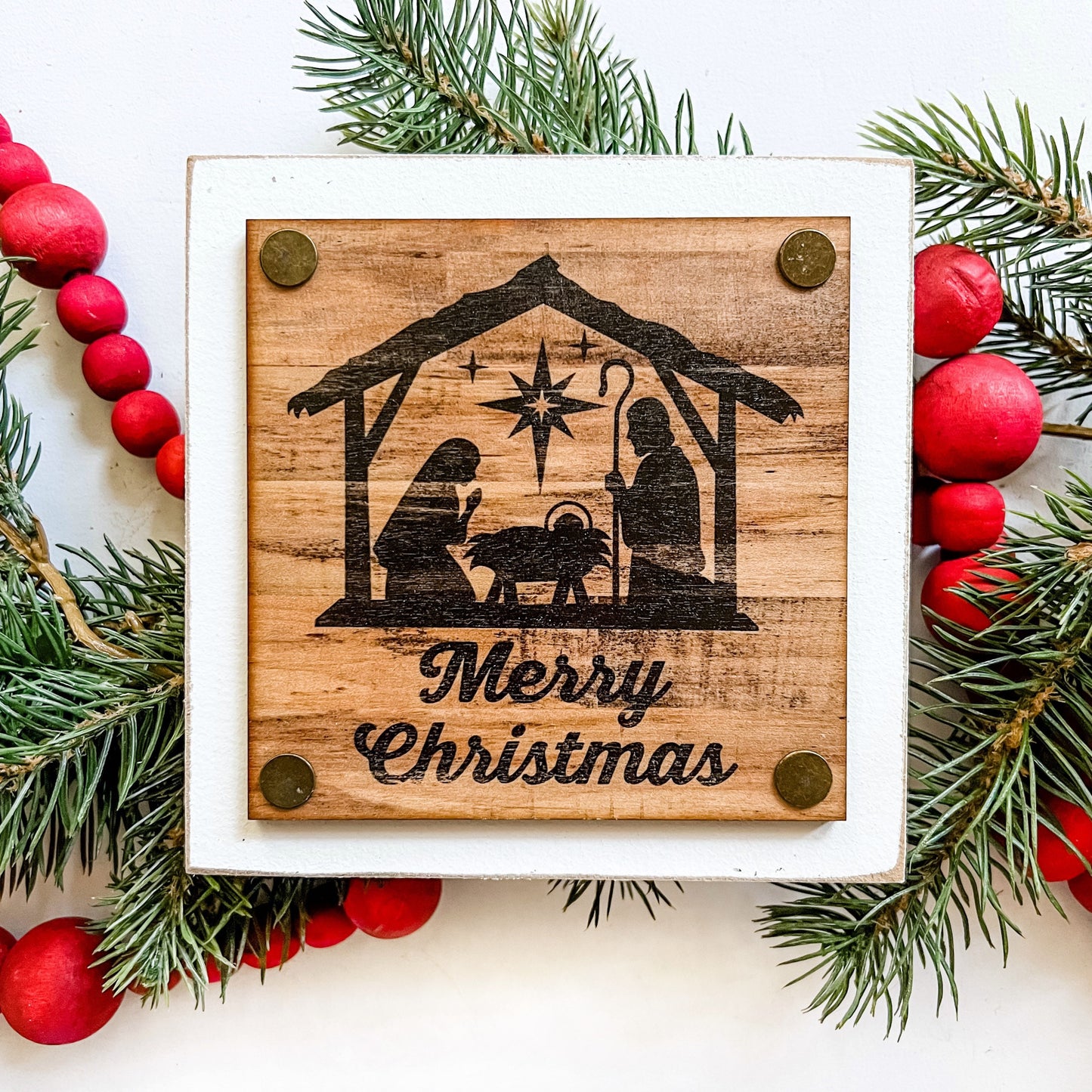 Christmas Mini Tiered Tray Signs