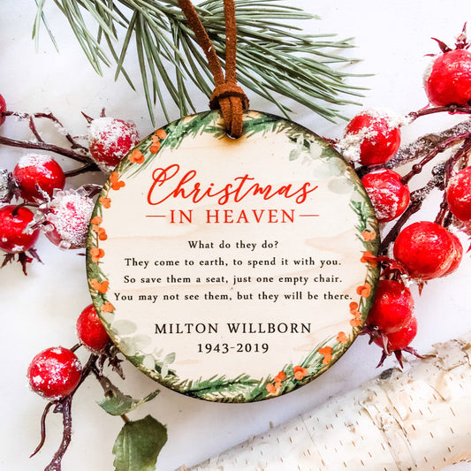 Christmas In Heaven Ornament