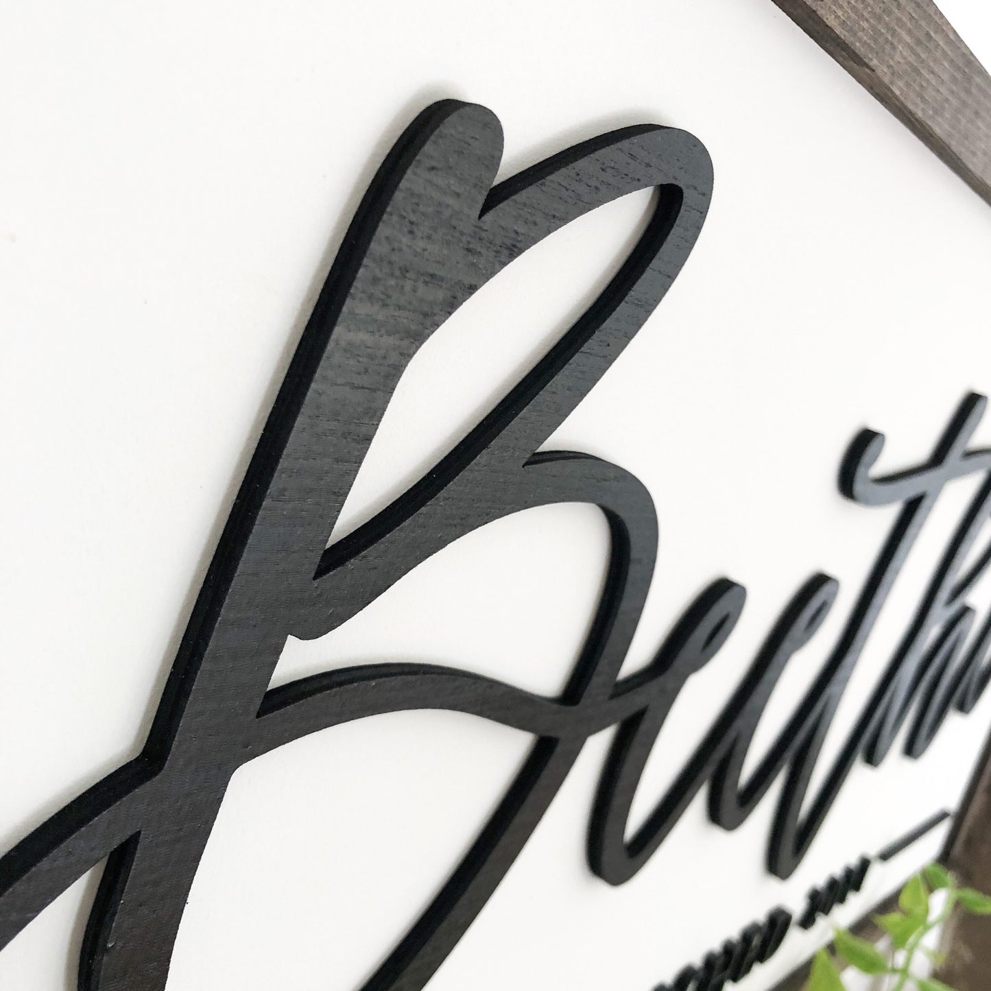 Custom Last Name Sign