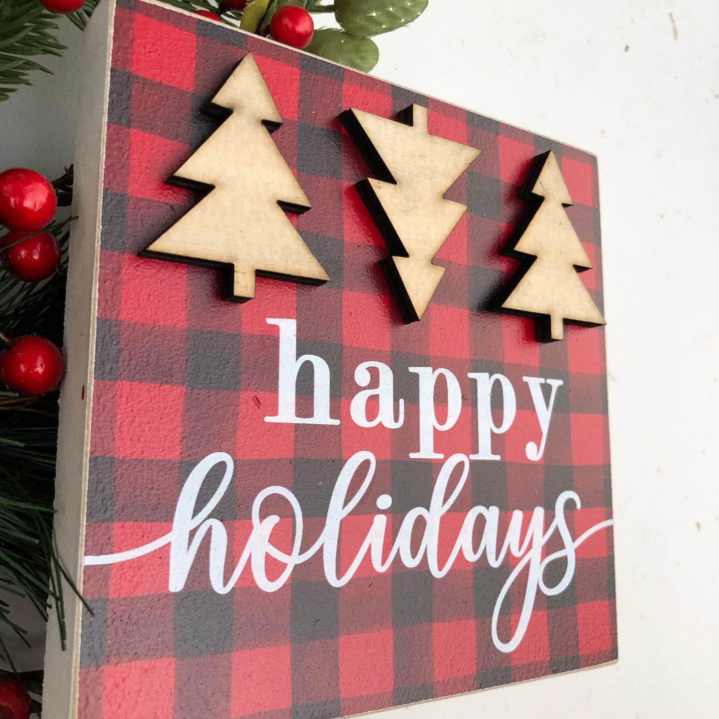 Christmas Mini Tiered Tray Sign