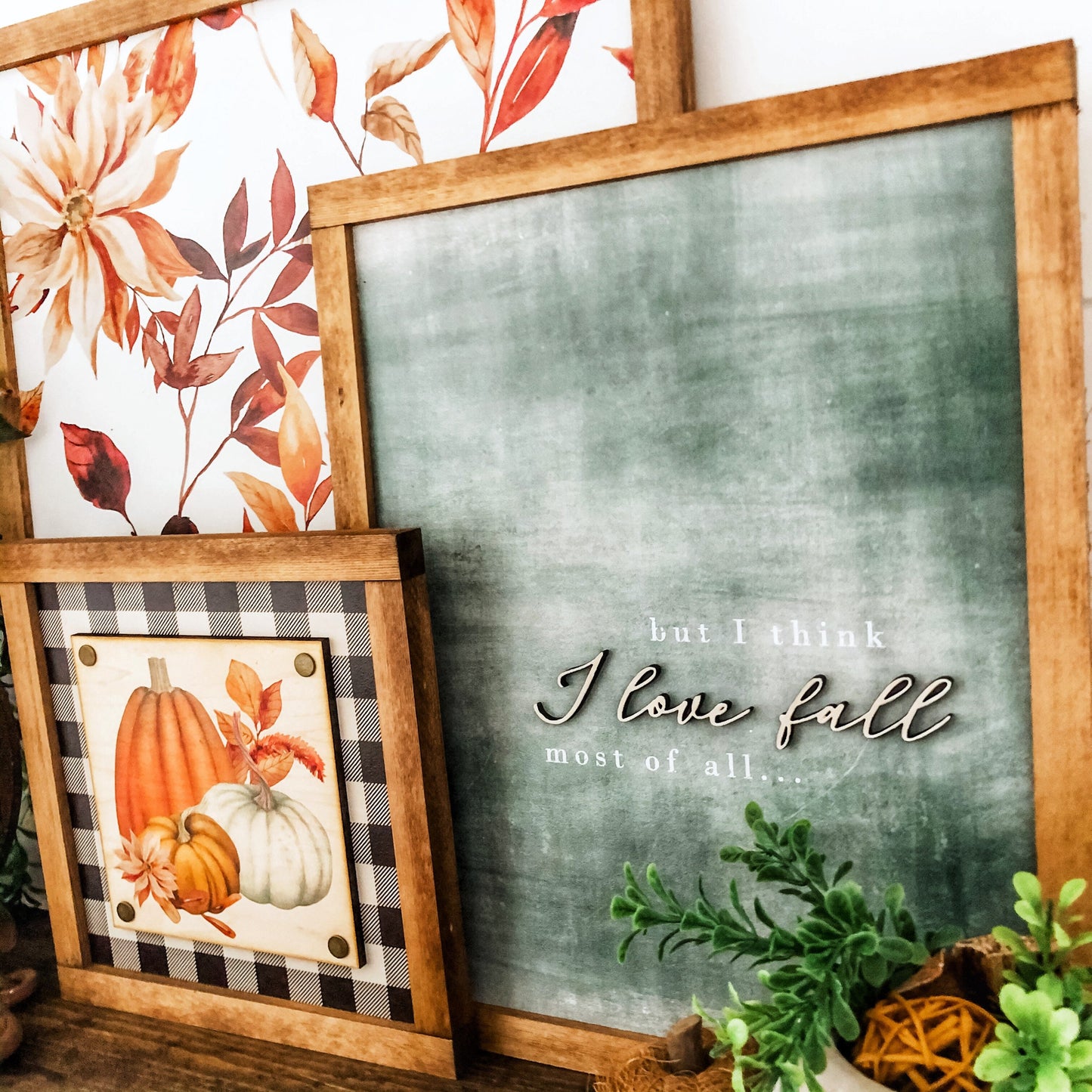 Fall Sign Trio