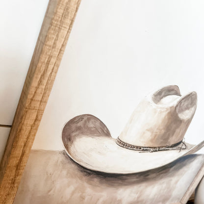 Cowboy Hat Art Print