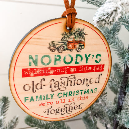 Christmas Vacation Funny Ornament