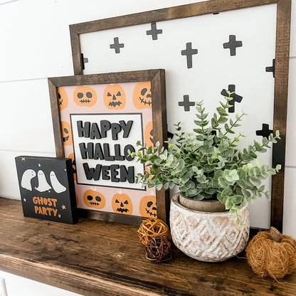 Halloween Wood Sign TRIO