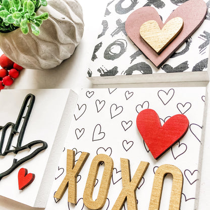 Valentines Day Mini Tiered Tray Sign