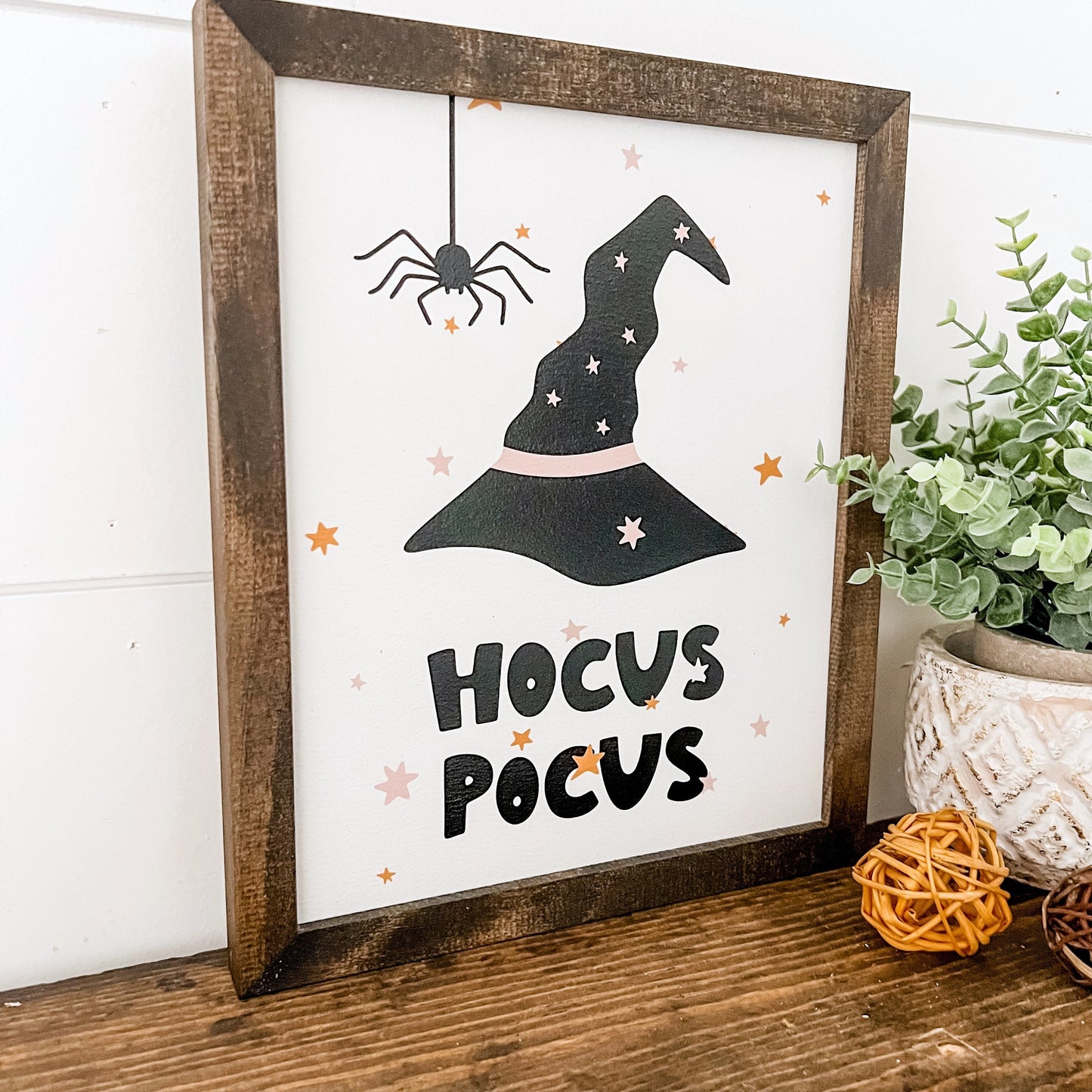 Happy Halloween Wood Sign