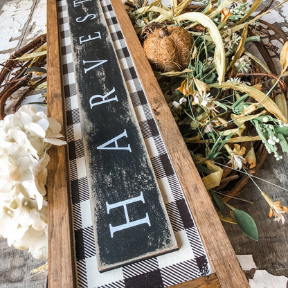 Harvest Fall Wood Sign