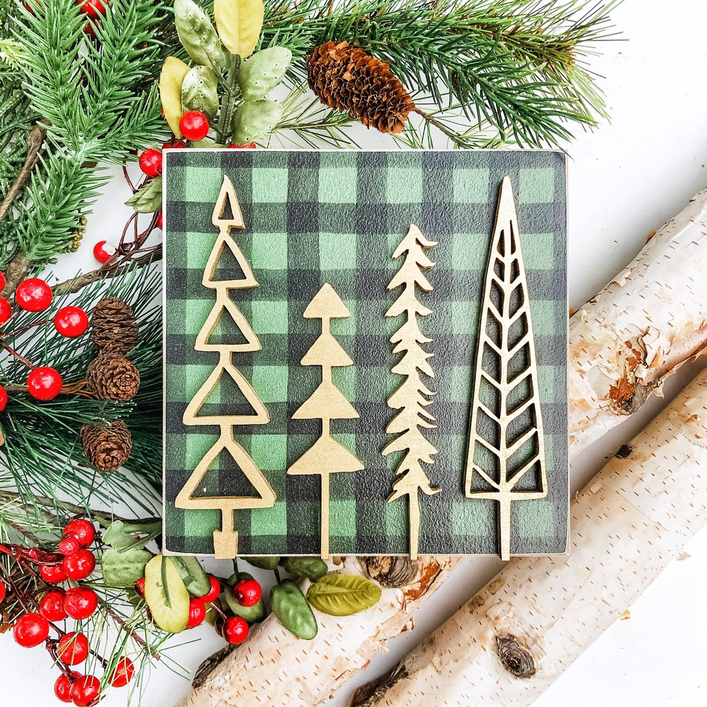Christmas Mini Tiered Tray Sign