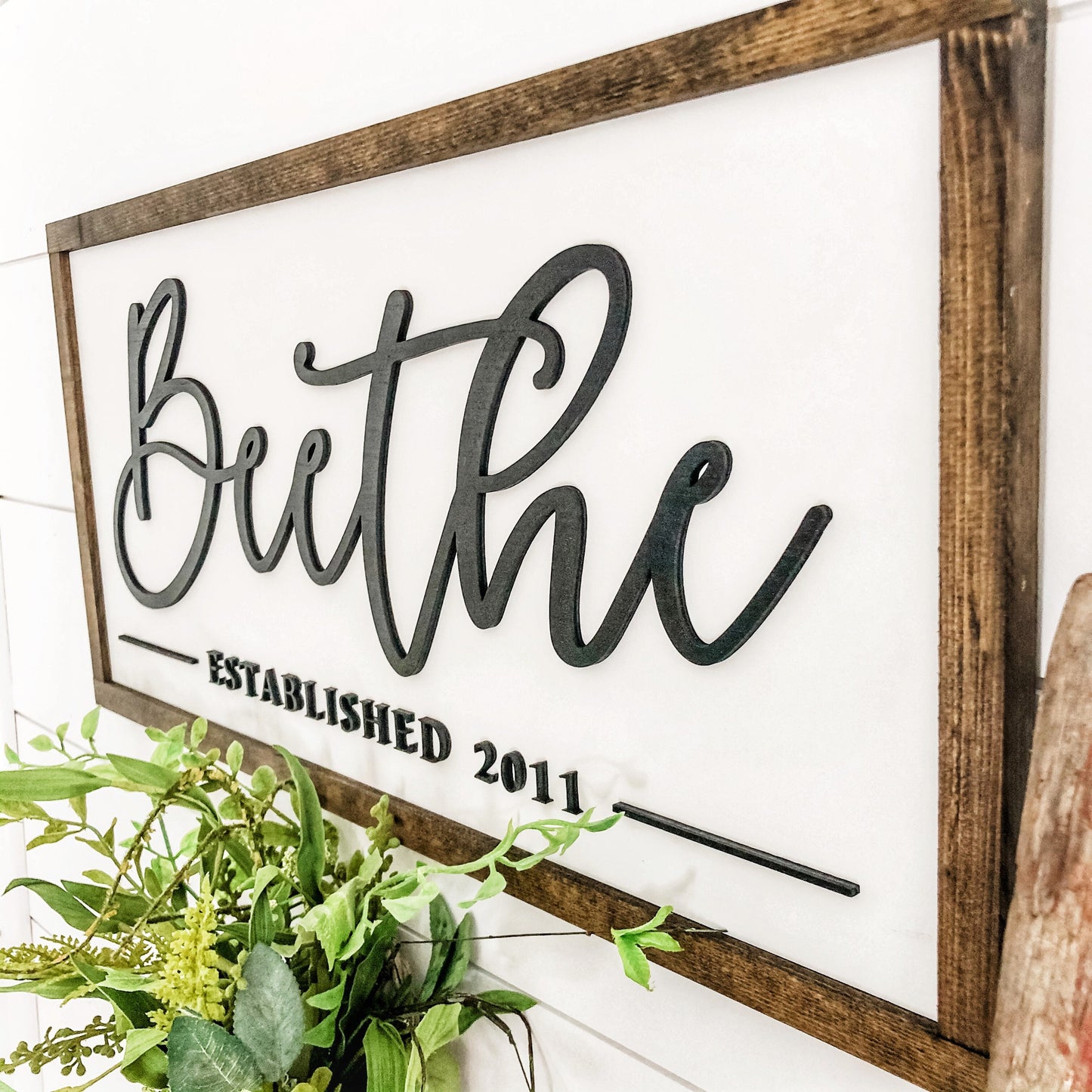 Custom Last Name Sign