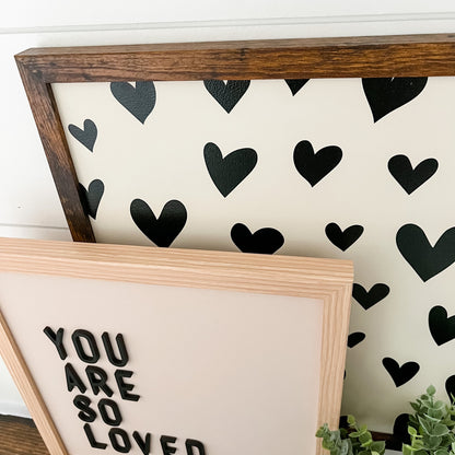 You Are So Loved Saying Wood Sign