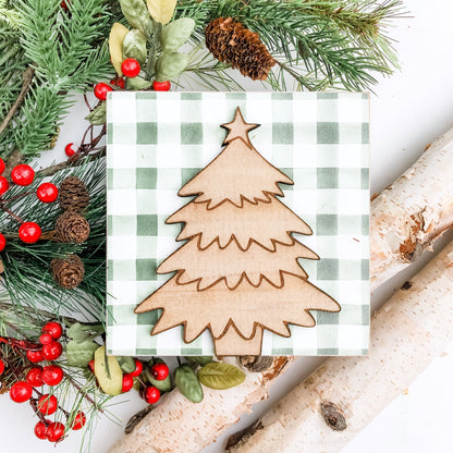 Christmas Mini Tiered Tray Sign