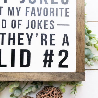 Poop Jokes, Solid #2 Funny Bathroom Sign