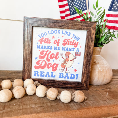 Mini 4th of July Wood Sign
