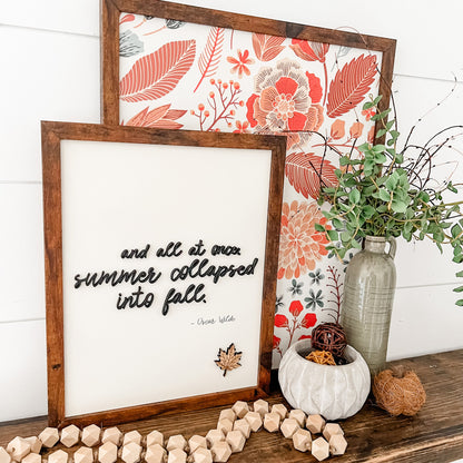 Fall Sign DUO