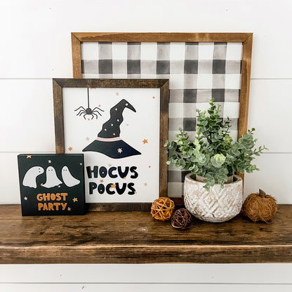 Halloween Wood Sign TRIO