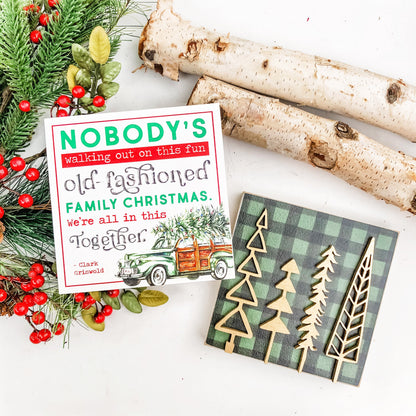 Christmas Mini Tiered Tray Sign