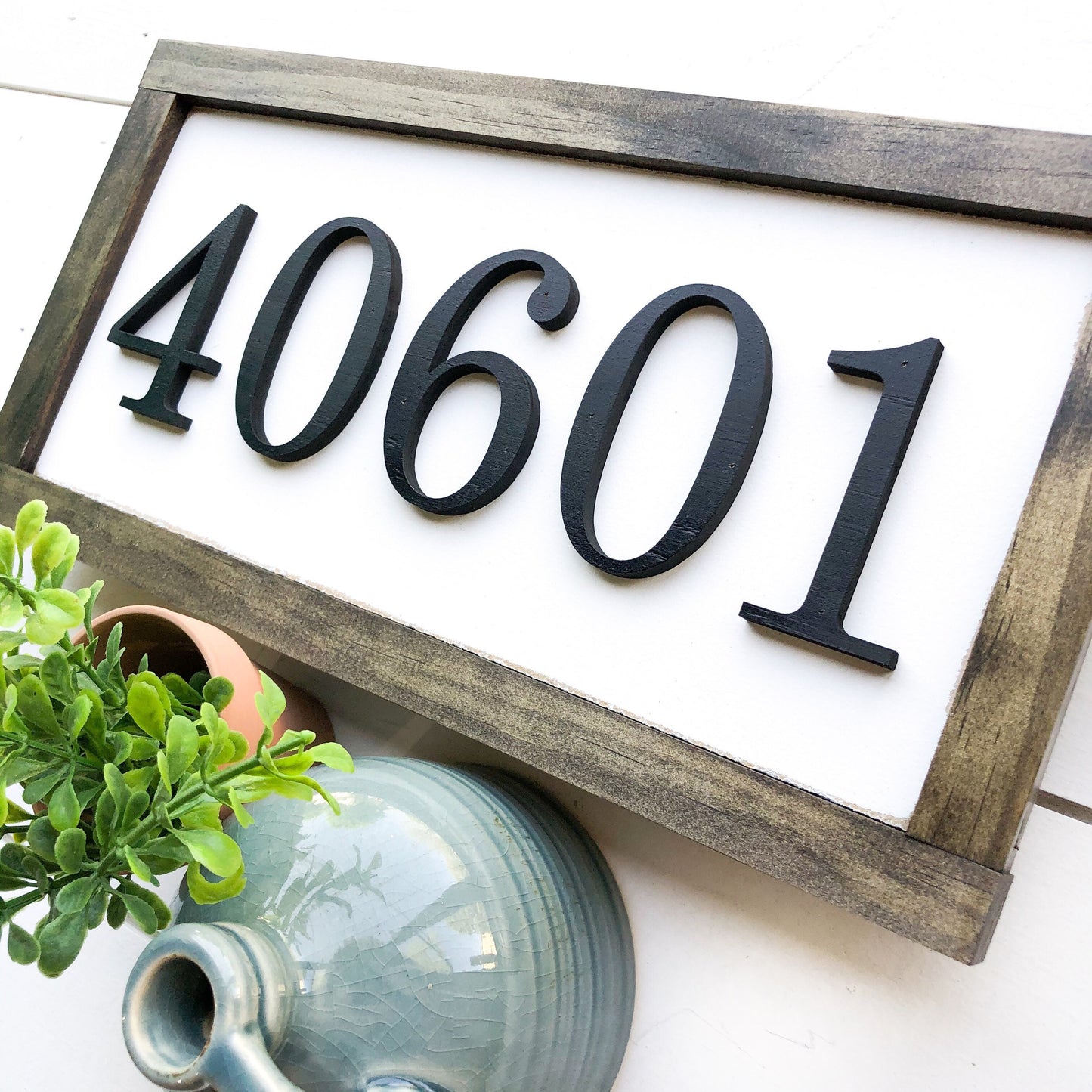 Personalized Zip Code Sign