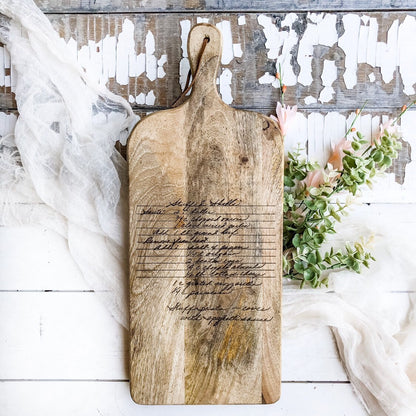 Personalized Engraved Cutting Board
