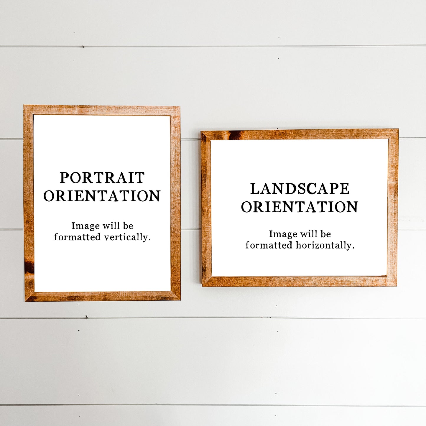 ANY Photo on Wood Interchangeable Sign