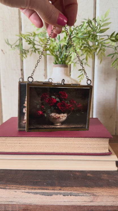 Valentines Day Mini Print in Gold Frame