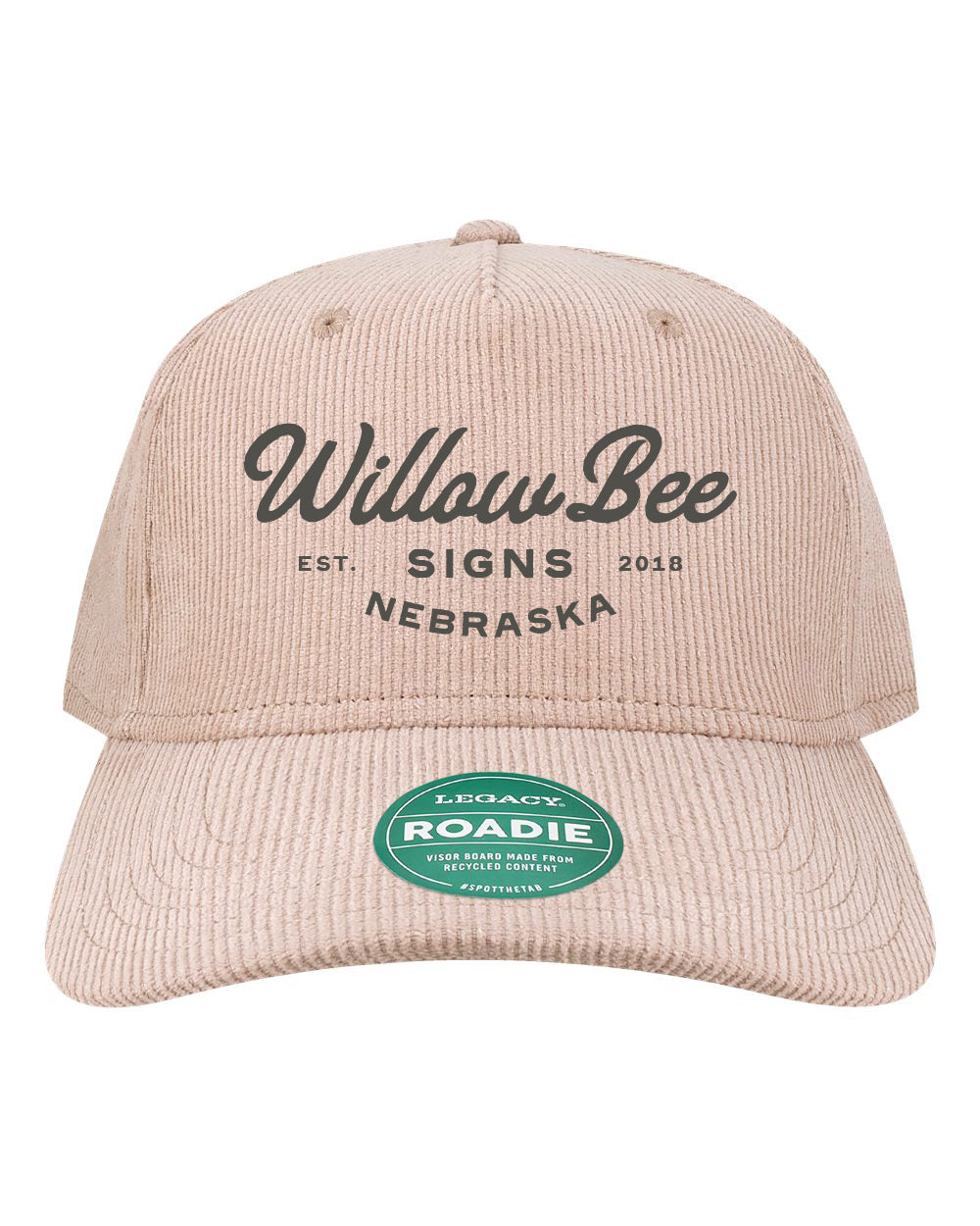 PRE-ORDER WillowBee Corduroy Embroidered Hat – WillowBee Signs