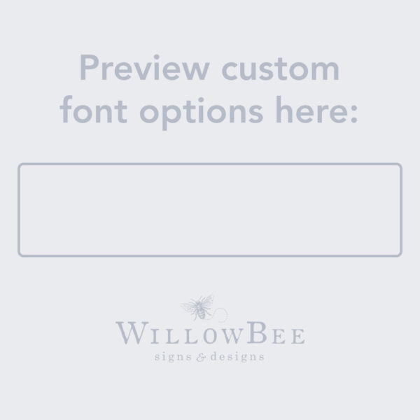 Preview custom font options here: