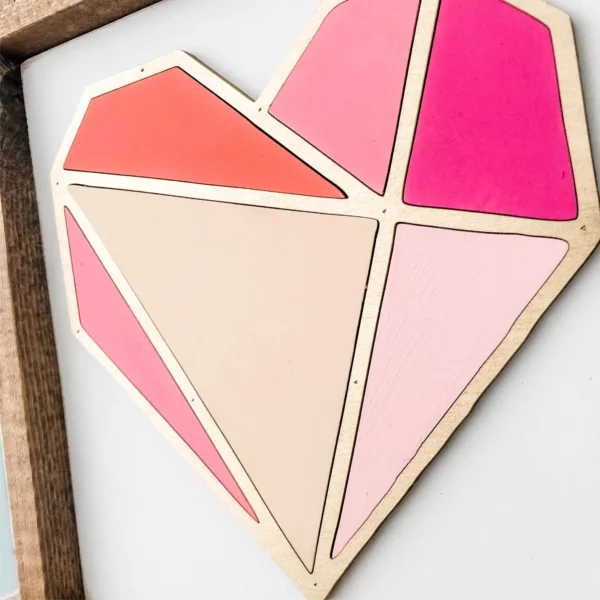 Geometric Heart Sign - Image 3