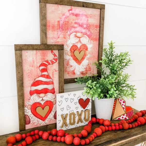 Valentine Gnome Sign - Image 3