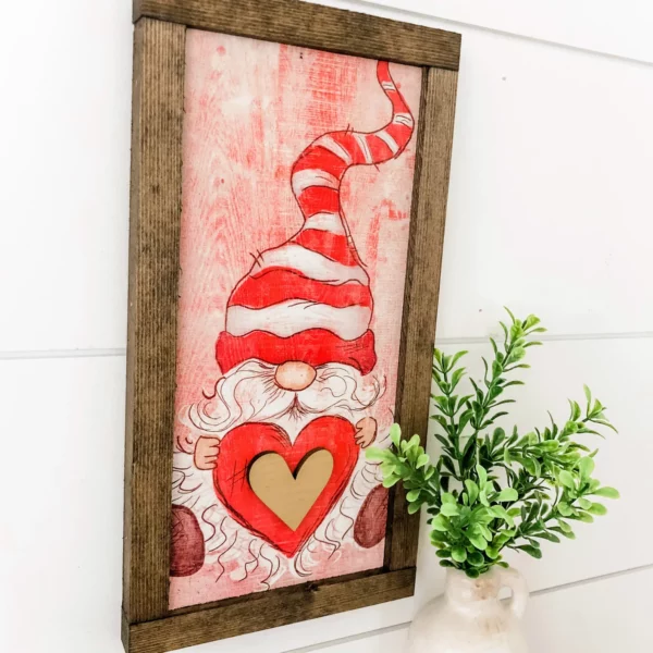 Valentine Gnome Sign - Image 6