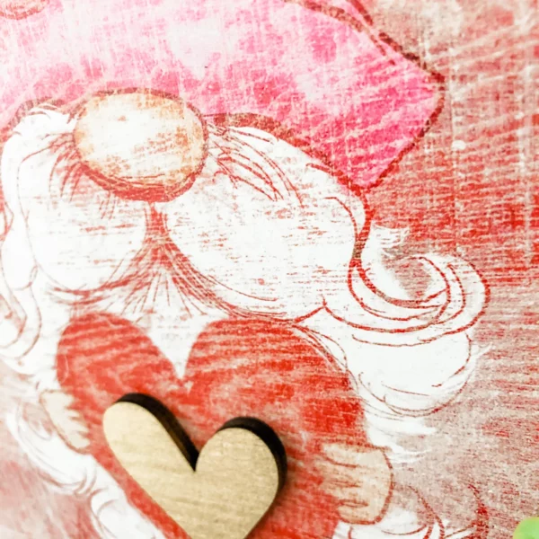 Brushed Valentine Gnome Sign - Image 3